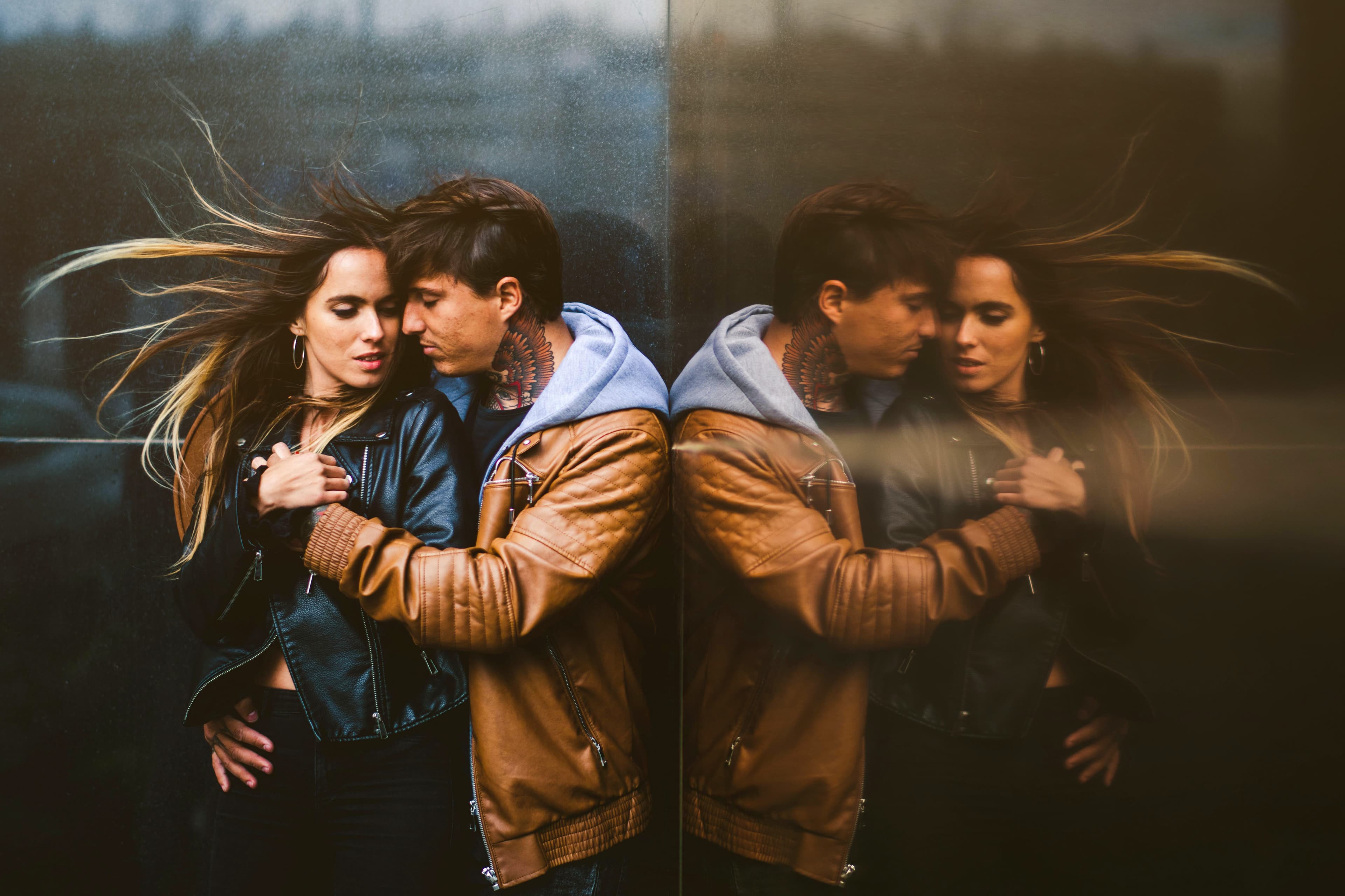 Bride and groom portrait