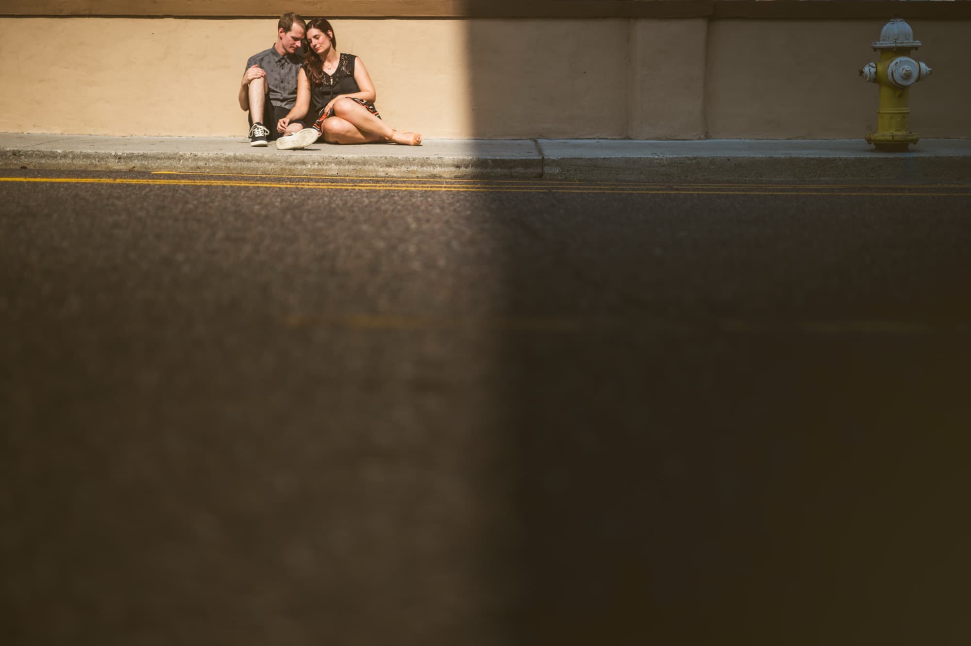 Wedding couple portrait